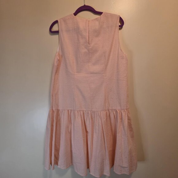 H&M Light Orange Sleeveless Summer Dress 12 - Picture 4 of 6